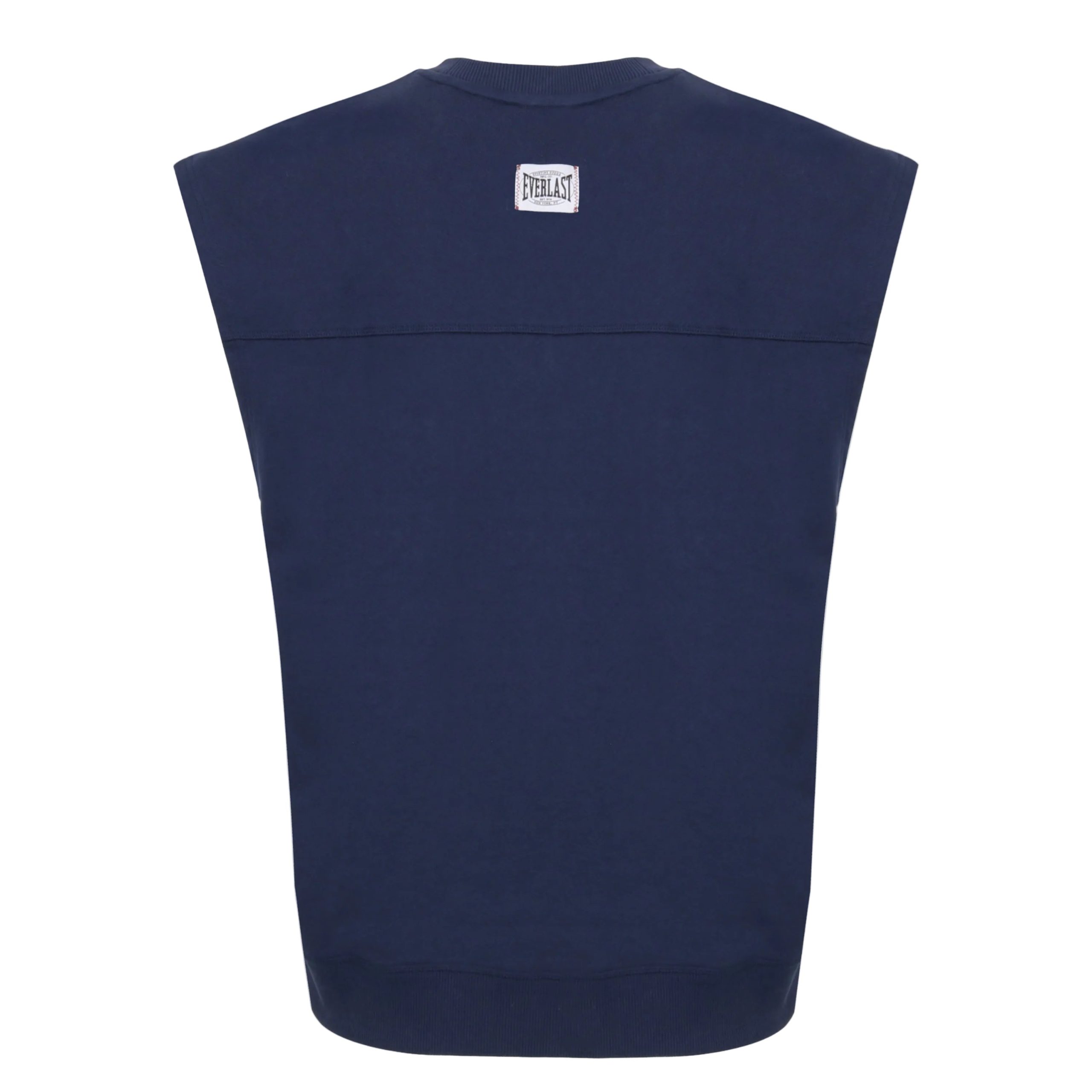 Cotton Sleeveless Oversized Sweatshirt - Image 2