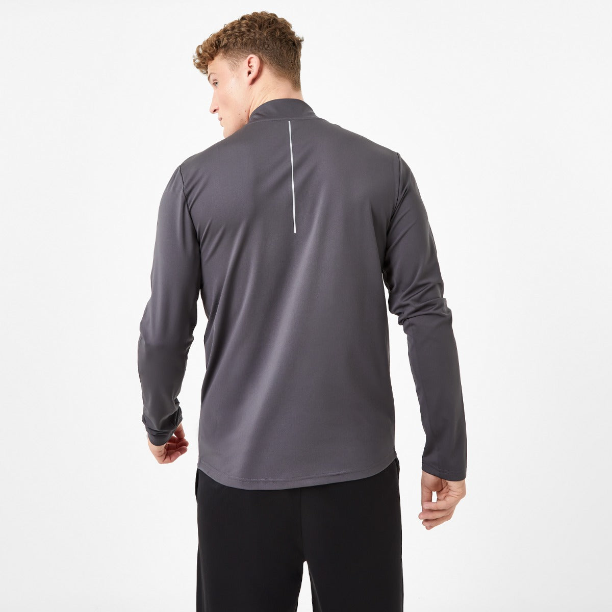 Men's Quarter Zip L/S Shirt - Image 2