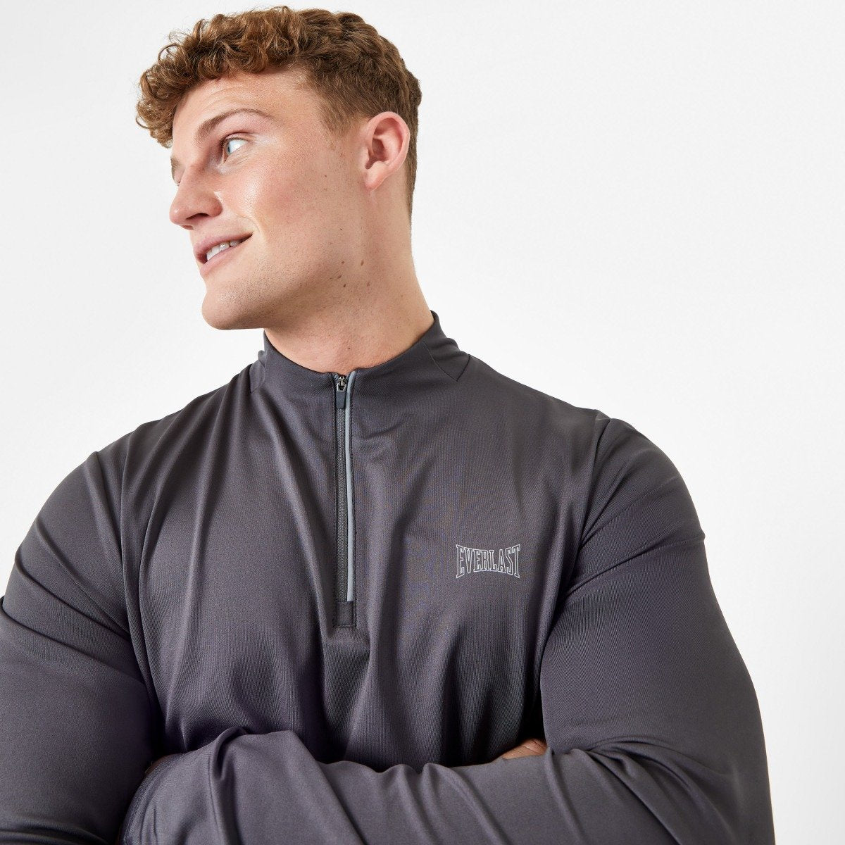 Men's Quarter Zip L/S Shirt - Image 3