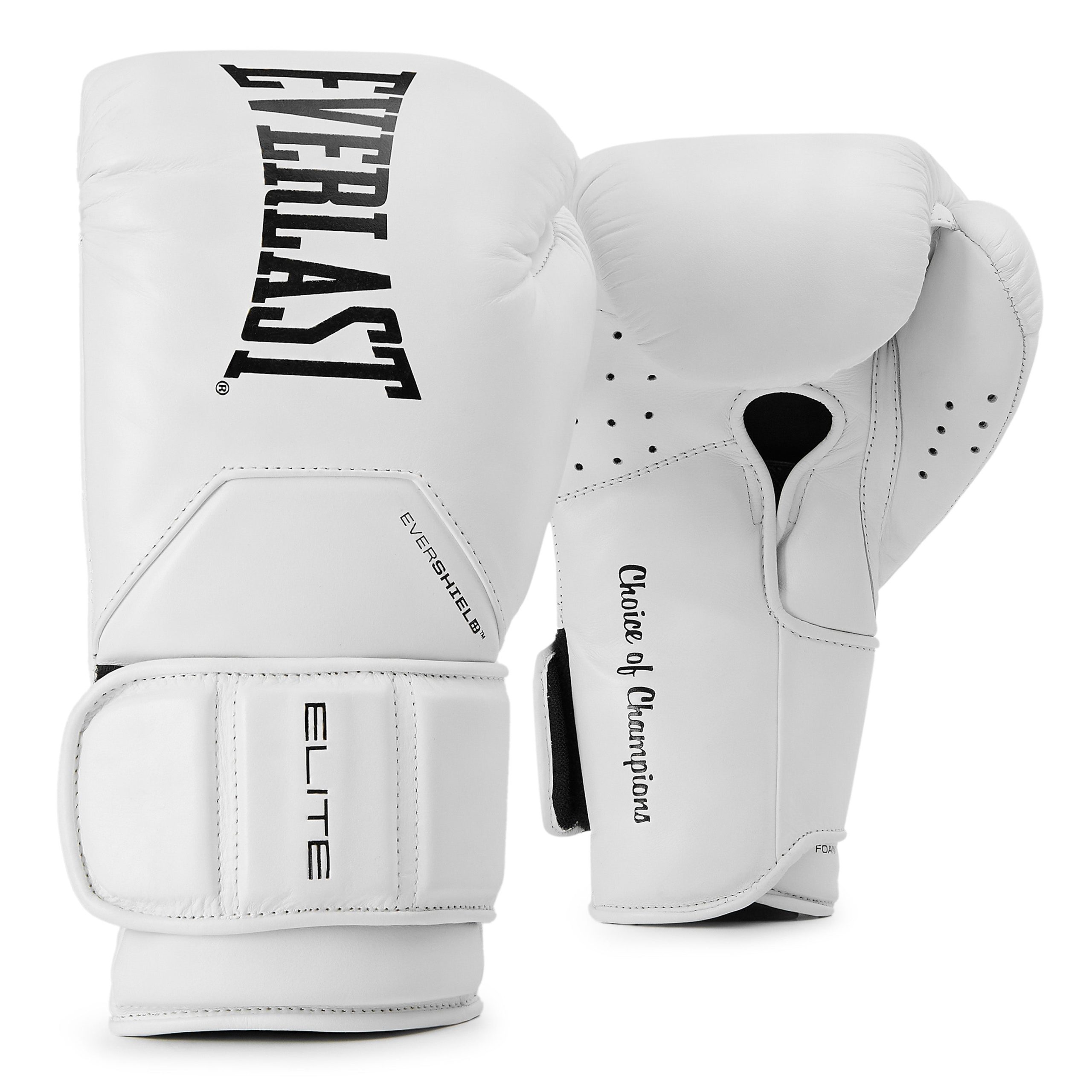Elite Pro Leather Hook & Loop Training Boxing Gloves - Image 2
