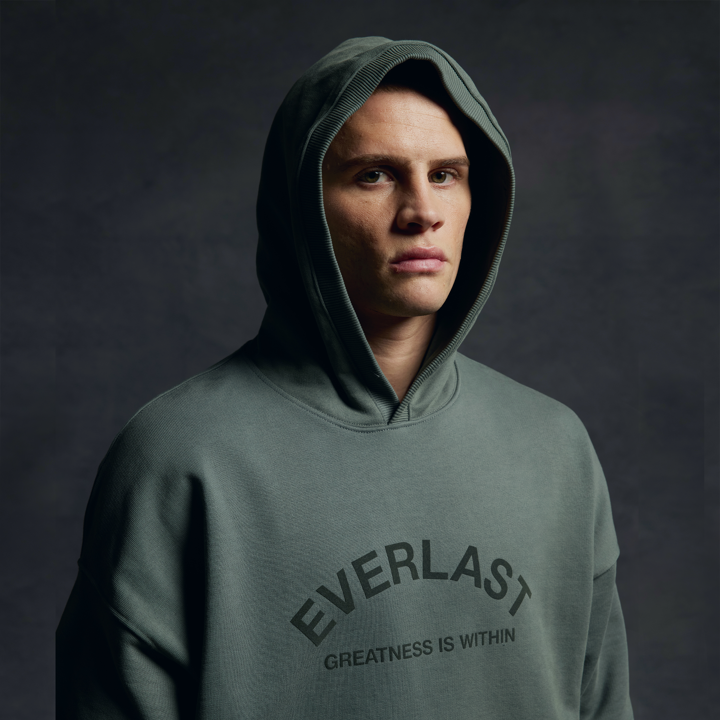 Men's Cotton Flock Oversized Hoodie - Image 4