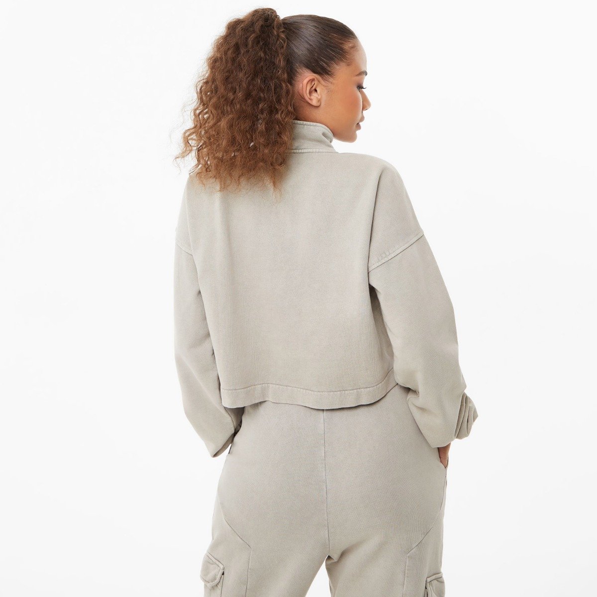 Women's Boxing Academy Crop Zip Up Sweater - Image 3